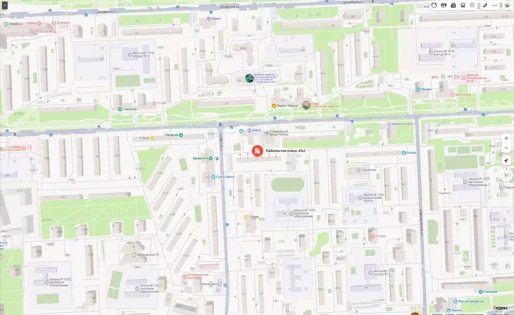 Свободной планировки кв. Москва Байкальская ул., 42К2 (32.8 м) - Фото 1