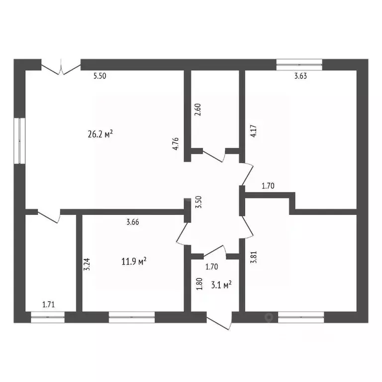 Дом в Башкортостан, Стерлитамак ул. Урицкого (115 м) - Фото 2