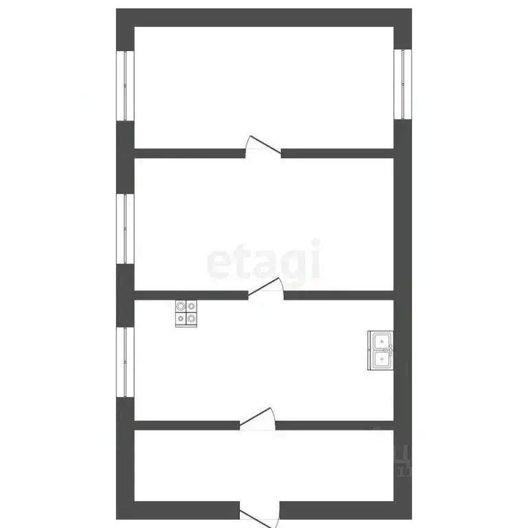 2-к кв. Воронежская область, Борисоглебск Бланская ул., 90 (26.0 м) - Фото 2