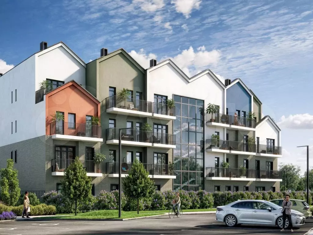 1-к. квартира, 57,2 м, 4/4 эт. - Фото 1