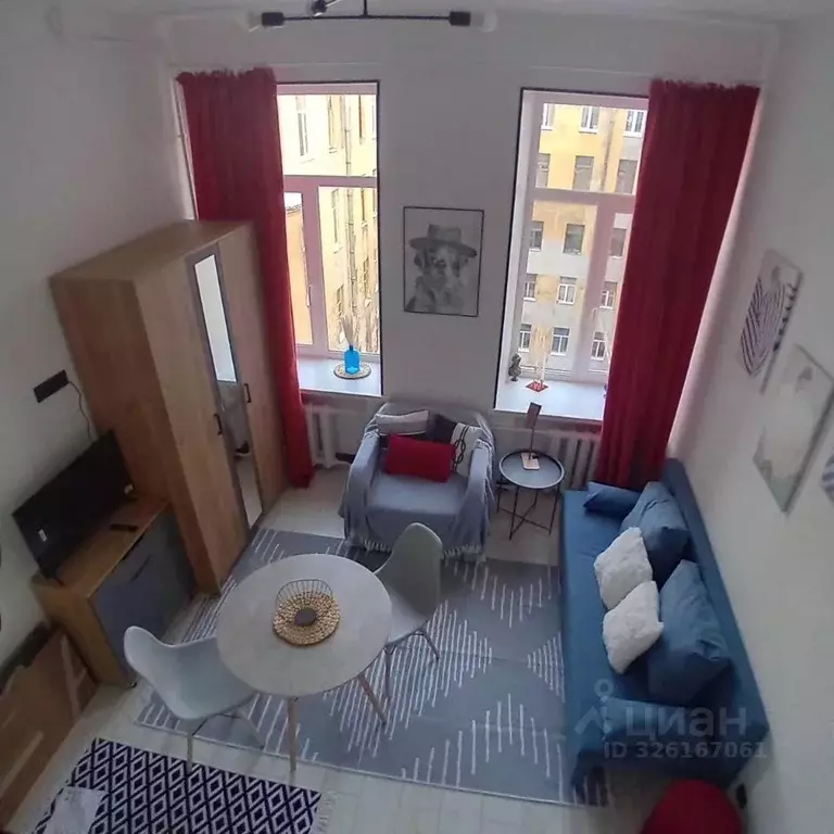 Студия Санкт-Петербург Боровая ул., 11-13 (26.0 м) - Фото 2