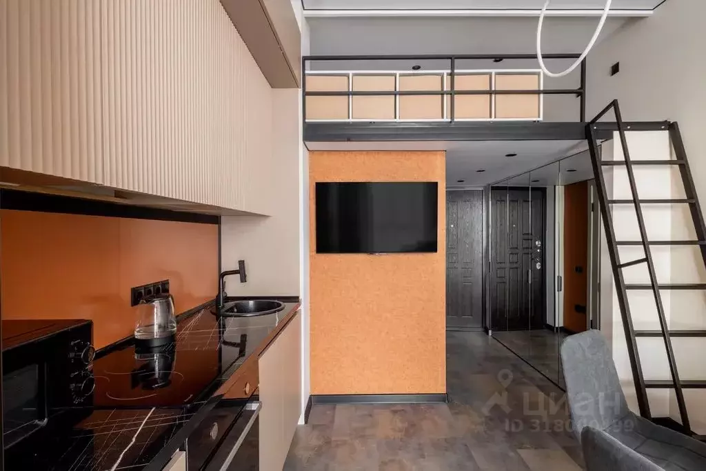 Студия Краснодарский край, Сириус пгт ул. Веселая, 82/1Б (35.0 м) - Фото 0