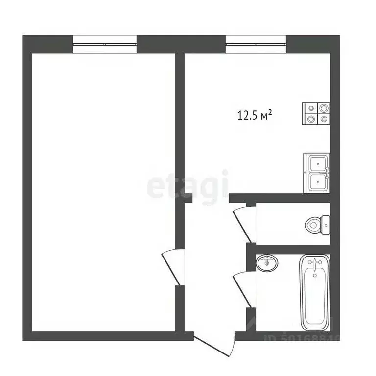 Комната Саратовская область, Балашов ул. Пушкина, 68 (12.5 м) - Фото 2