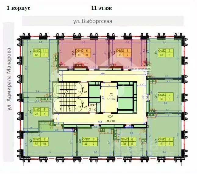 Помещение свободного назначения в Москва Выборгская ул., 18 (344 м) - Фото 2