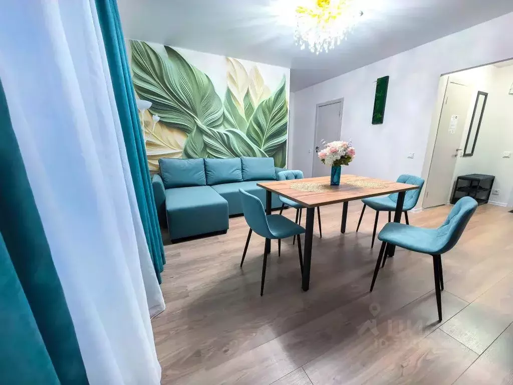 2-к кв. Калужская область, Обнинск ул. Курчатова, 25/5 (55.0 м) - Фото 1