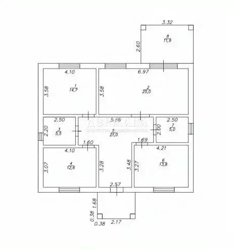Коттедж в Белгородская область, Старооскольский городской округ, с. ... - Фото 2