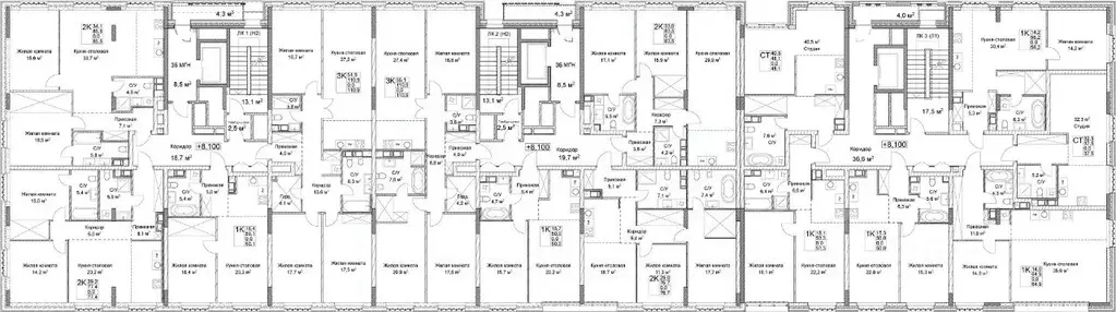 1-к кв. Нижегородская область, Нижний Новгород ул. Максима Горького, ... - Фото 2