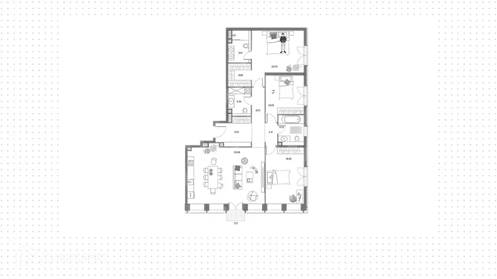 Продаётся 4-к квартира, 134 м - Фото 1