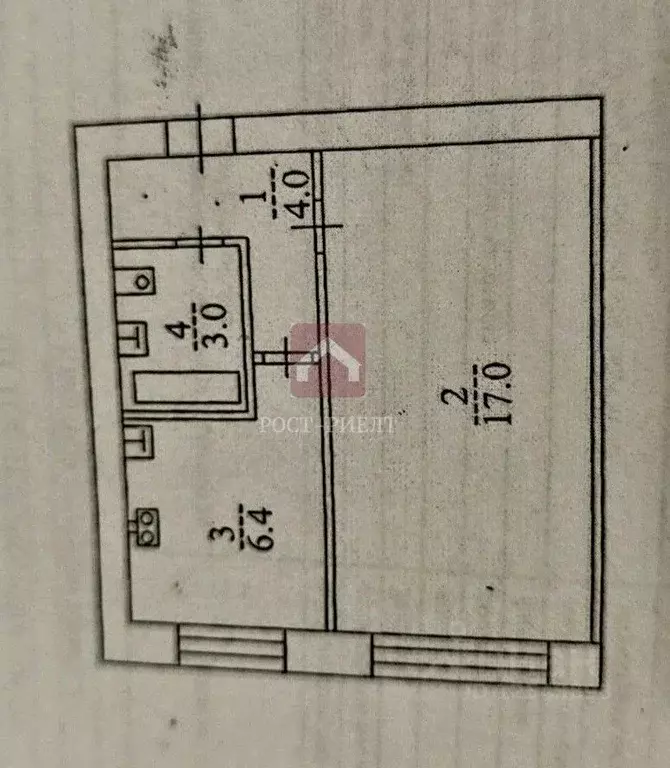 1-к кв. Саратовская область, Саратов Дегтярная ул., 17 (30.4 м) - Фото 1