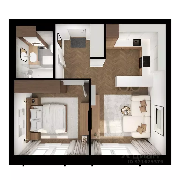 1-к кв. Московская область, Красногорск городской округ, пос. ... - Фото 1