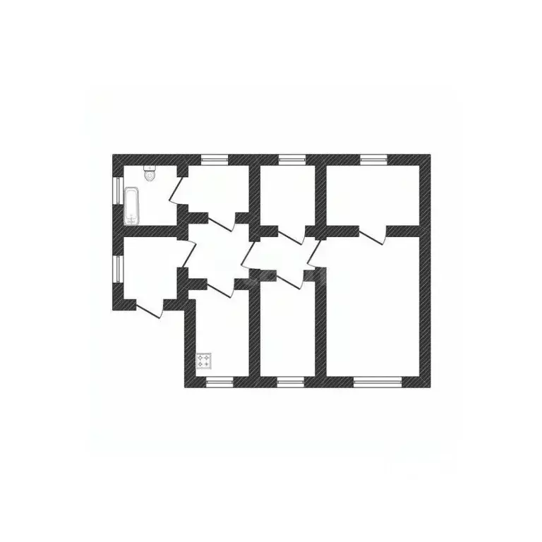 Дом в Белгородская область, Вейделевский район, с. Малакеево ул. ... - Фото 2