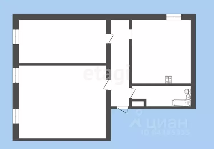 3-к кв. Алтайский край, Бийск ул. Аркадия Гайдара, 43/1 (70.1 м) - Фото 2