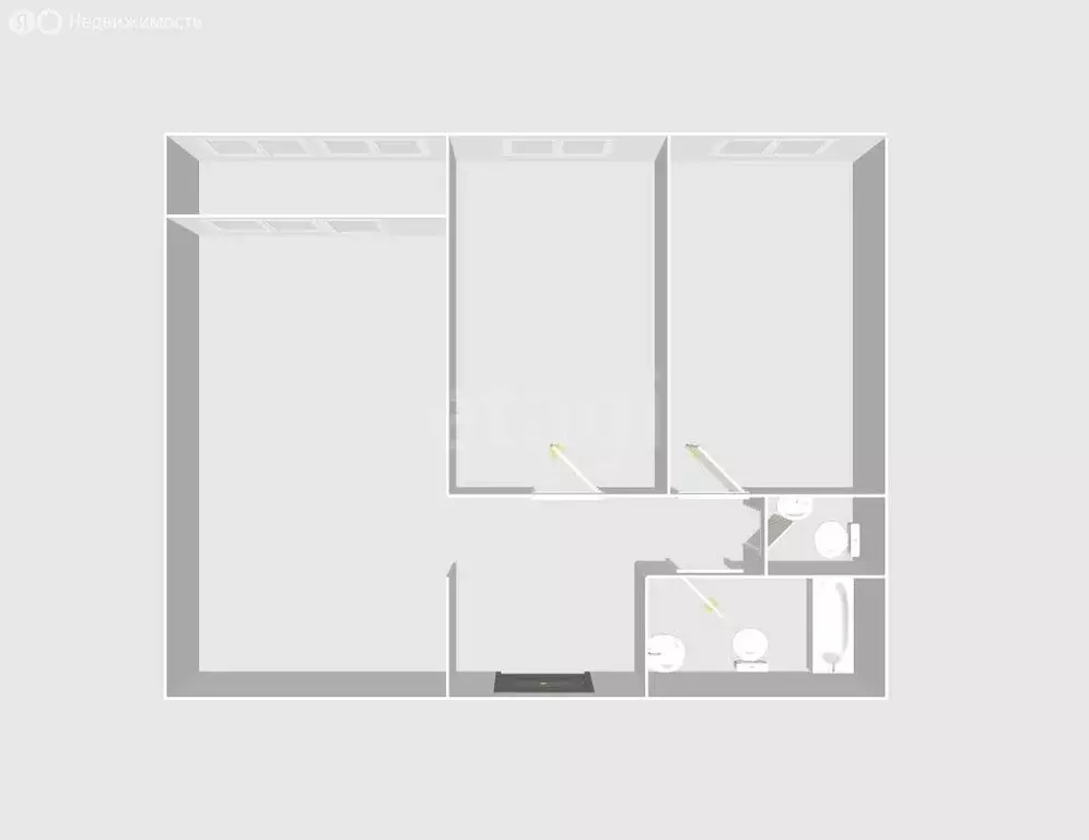 2-комнатная квартира: Южно-Сахалинск, улица имени Владимира ... - Фото 1