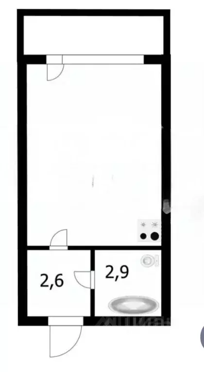 Студия Новосибирская область, Новосибирск ул. Дмитрия Шмонина, 4 (20.0 ... - Фото 2