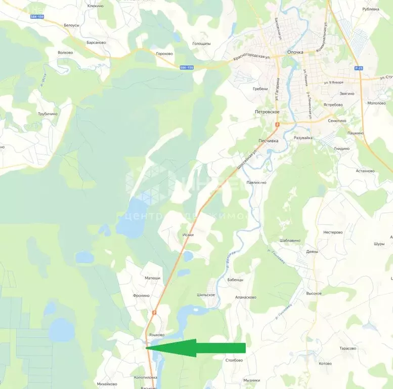 Участок в Псковская область, Опочецкий муниципальный округ, деревня ... - Фото 2