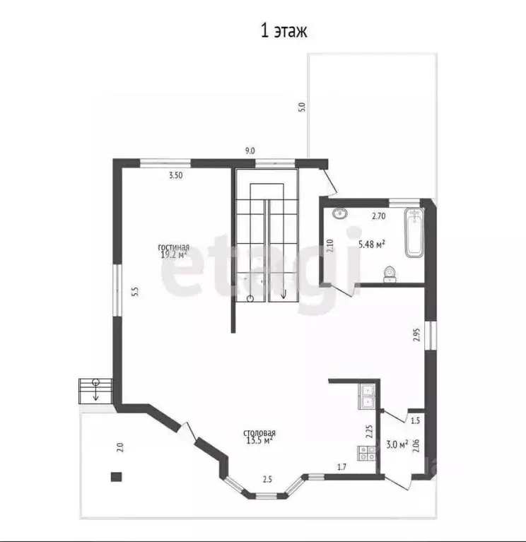 Дом в Краснодарский край, Новороссийск пер. Буксирный (150 м) - Фото 1