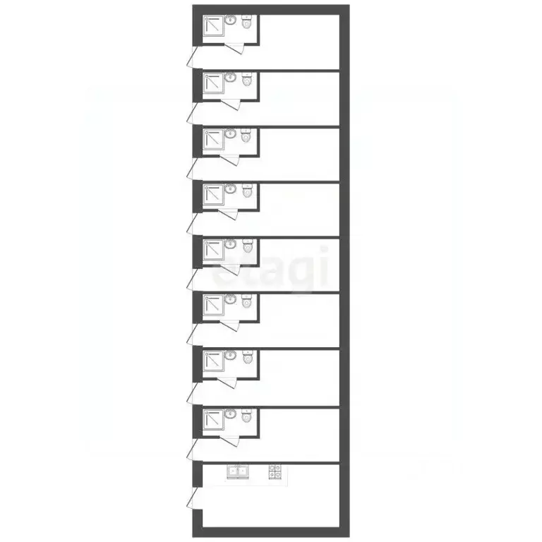 Дом в Крым, Сакский район, Штормовское с/пос, с. Поповка ул. Донецкая, ... - Фото 1