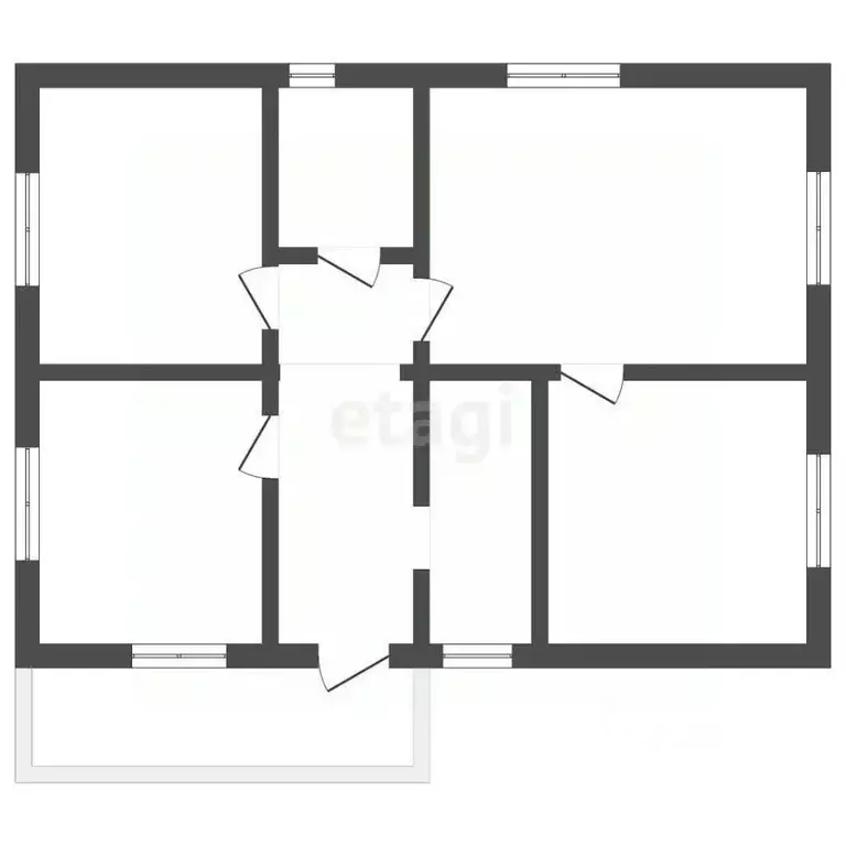 Дом в Вологодская область, д. Токарево (Спасский сельсовет)  (105 м) - Фото 2