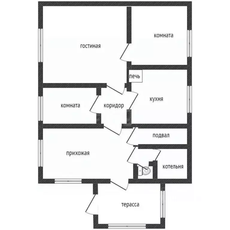 Дом в Смоленская область, Шумячи пгт ул. Окружная, 17 (114 м) - Фото 2