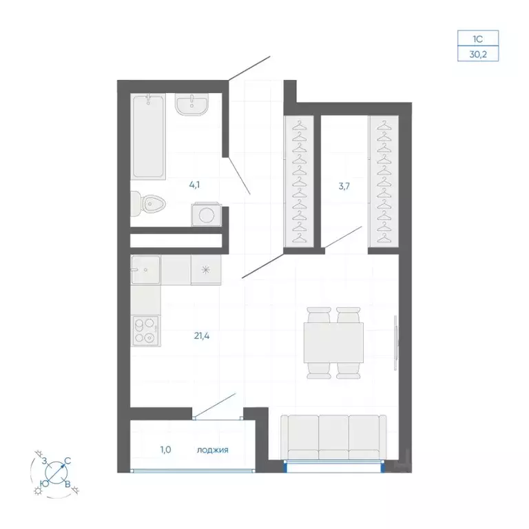 Студия Свердловская область, Екатеринбург ул. Вильгельма де Геннина, ... - Фото 2