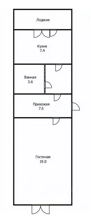 1-к кв. Ульяновская область, Ульяновск Автозаводская ул., 28 (39.0 м) - Фото 2