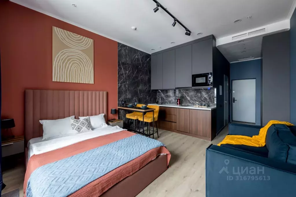 Студия Москва Ленинградский просп., 34А (26.0 м) - Фото 0