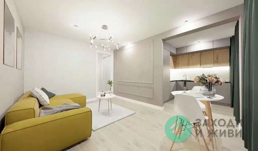 2-к кв. Омская область, Омск ул. Федора Крылова, 6 (47.0 м) - Фото 2