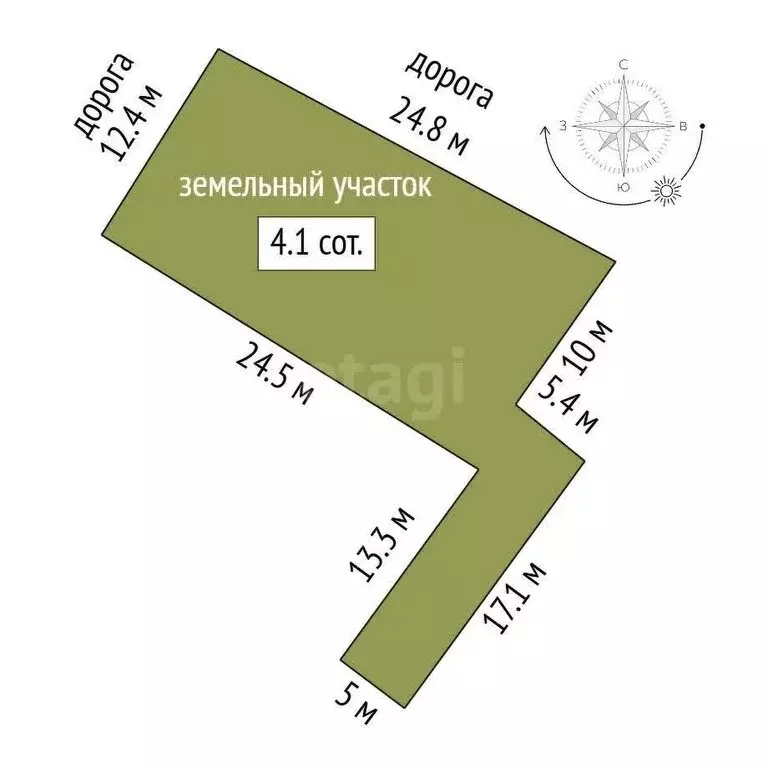 Дом в деревня Водопойка, Западная улица (60.3 м) - Фото 2