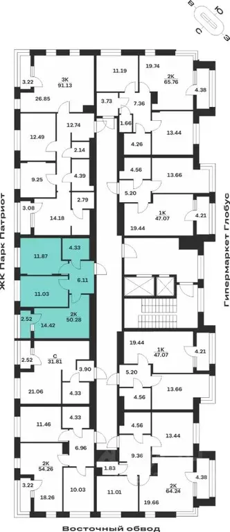 2-к кв. Тульская область, Тула городской округ, с. Осиновая Гора ул. ... - Фото 2