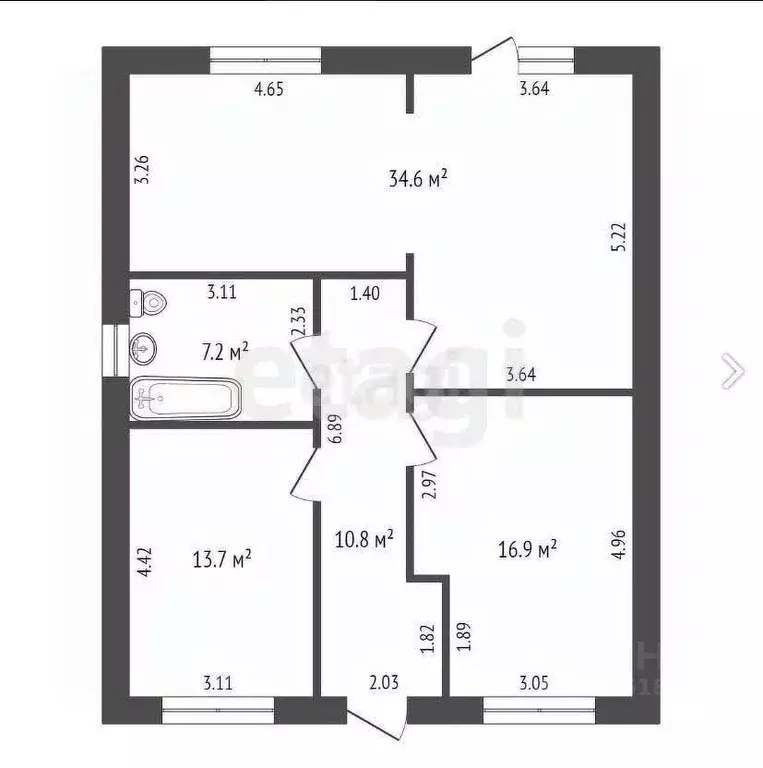 Дом в Ростовская область, Таганрог проезд 3-й Линейный (74 м) - Фото 2