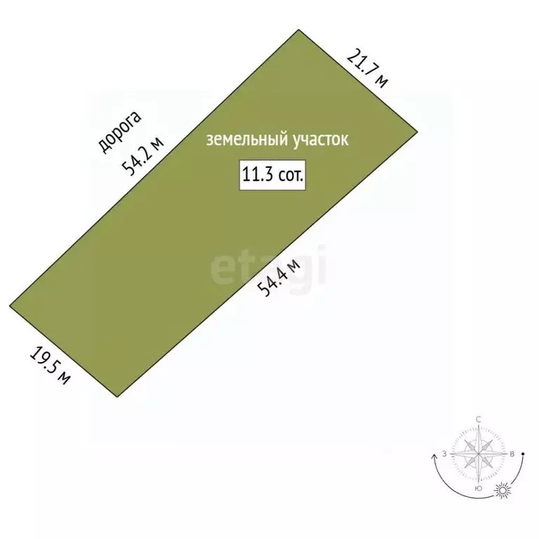 Участок в Саха (Якутия), Якутск ул. Хатын Чаран, 12 (11.3 сот.) - Фото 2
