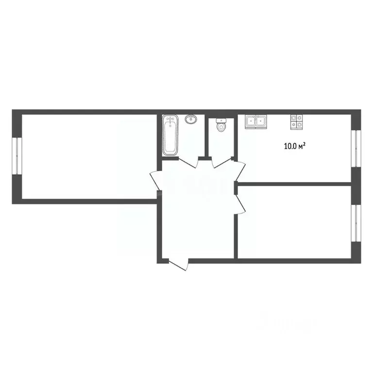 2-к кв. Ямало-Ненецкий АО, Губкинский 17-й мкр, 1 (60.2 м) - Фото 2