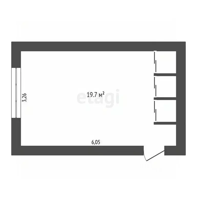 Комната Амурская область, Благовещенск Студенческая ул., 36 (19.7 м) - Фото 2