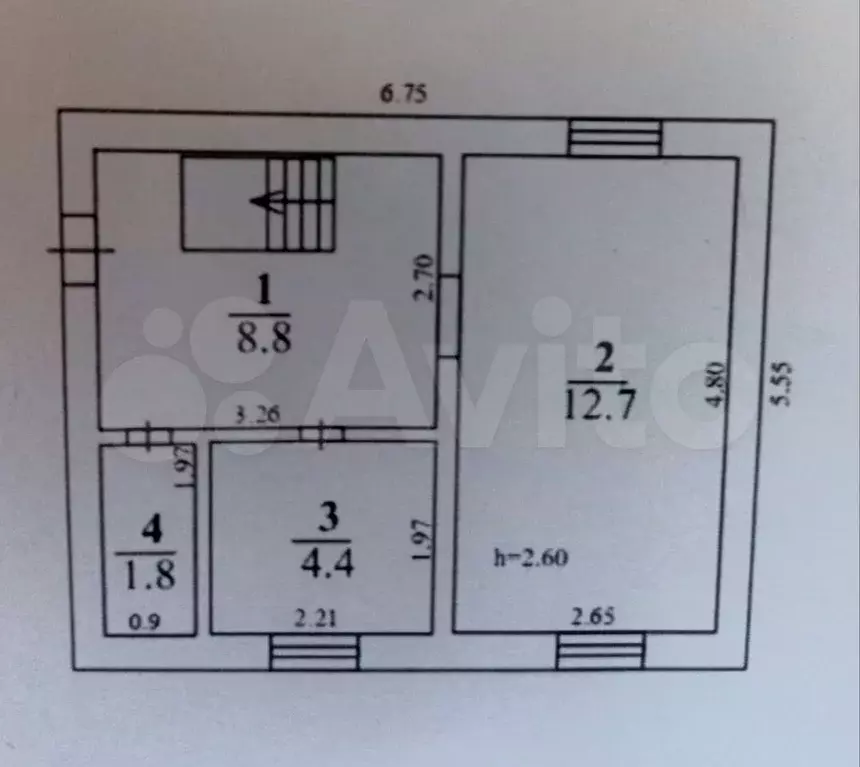 Дом 55 м на участке 5,33 га - Фото 1