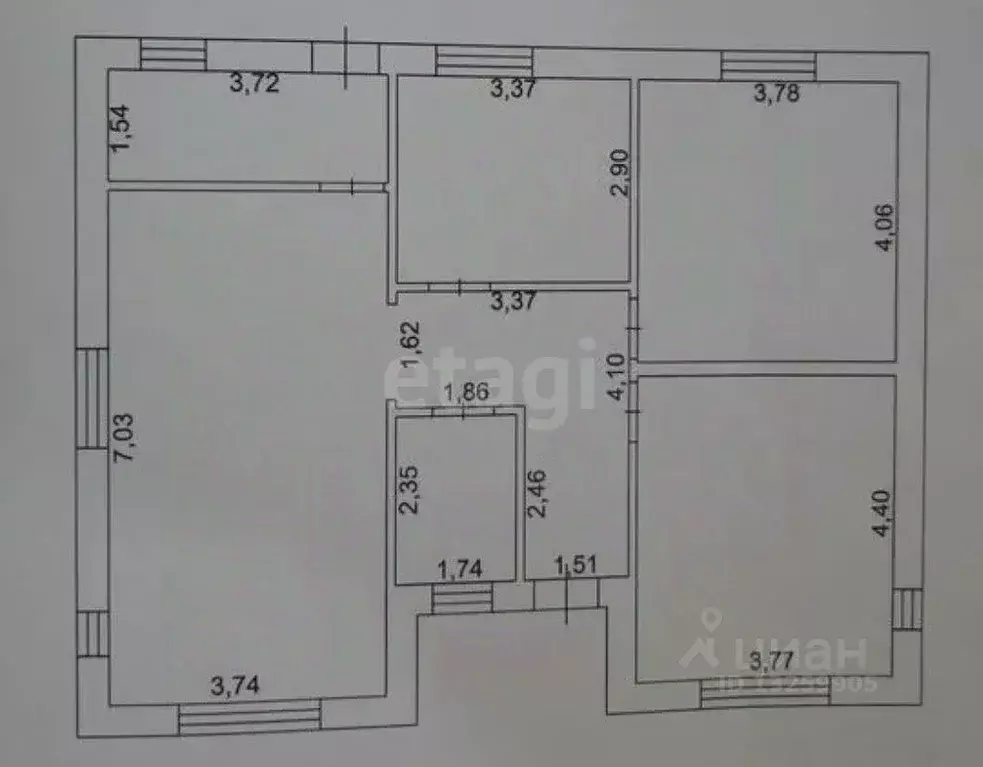 Дом в Липецкая область, Задонский район, Кашарский сельсовет, с. ... - Фото 2
