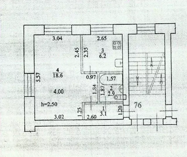 1-к кв. Амурская область, Благовещенск Релочный пер., 9 (30.8 м) - Фото 1
