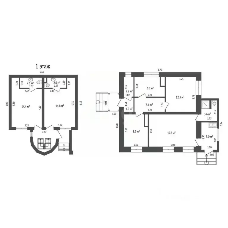 Дом в Севастополь ш. Качинское, 32А (123 м) - Фото 1