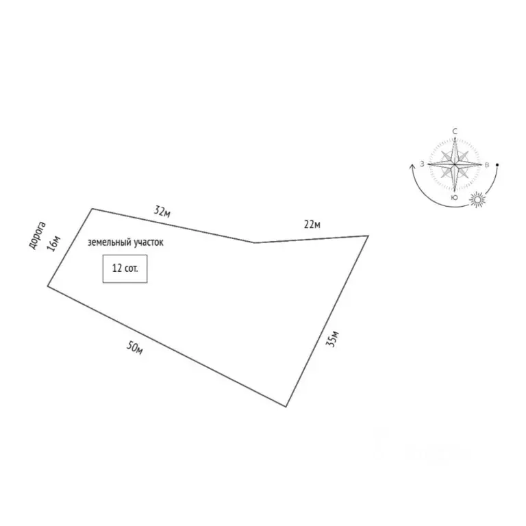 Участок в Тюменская область, Тюменский муниципальный округ, с. Борки ... - Фото 1