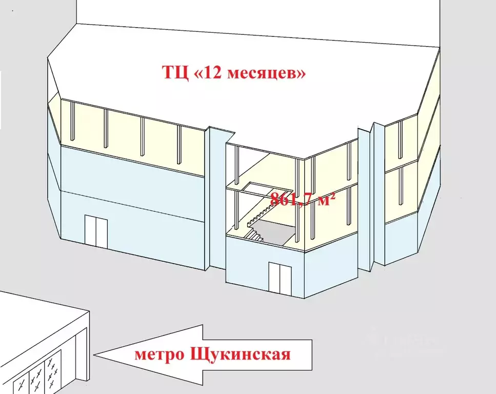Помещение свободного назначения в Москва ул. Маршала Василевского, 17 ... - Фото 1