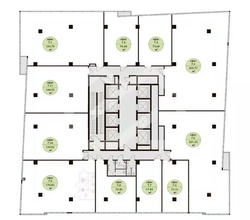 Помещение свободного назначения в Москва ул. Неверовского, 10с3А (71 ... - Фото 2