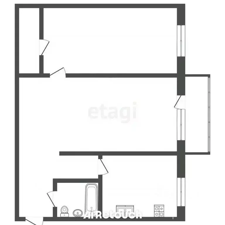 2-к кв. Калужская область, Калуга ул. Чехова, 19 (45.1 м) - Фото 2