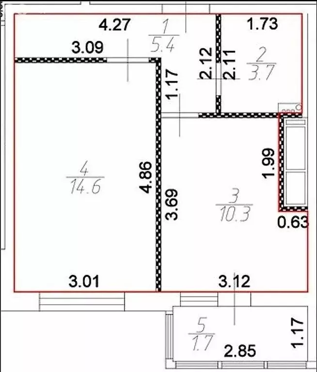 1-комнатная квартира: Мурино, улица Шувалова, 28 (34 м) - Фото 0