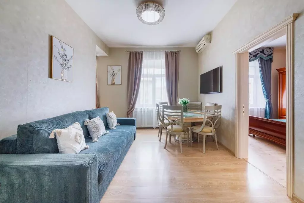 3-к кв. Москва 1-я Тверская-Ямская ул., 13С1 (85.0 м) - Фото 1