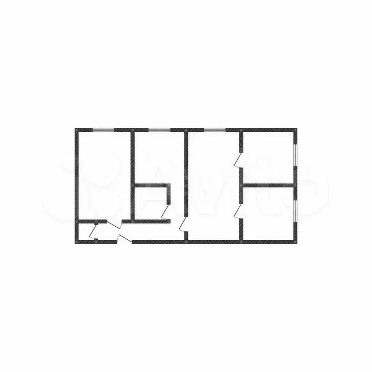4-к. квартира, 63,6 м, 1/5 эт. - Фото 0