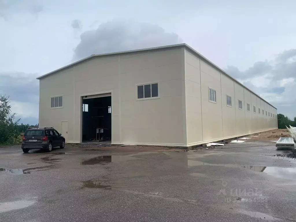 Склад в Ленинградская область, Ломоносовский район, Горбунковское ... - Фото 1