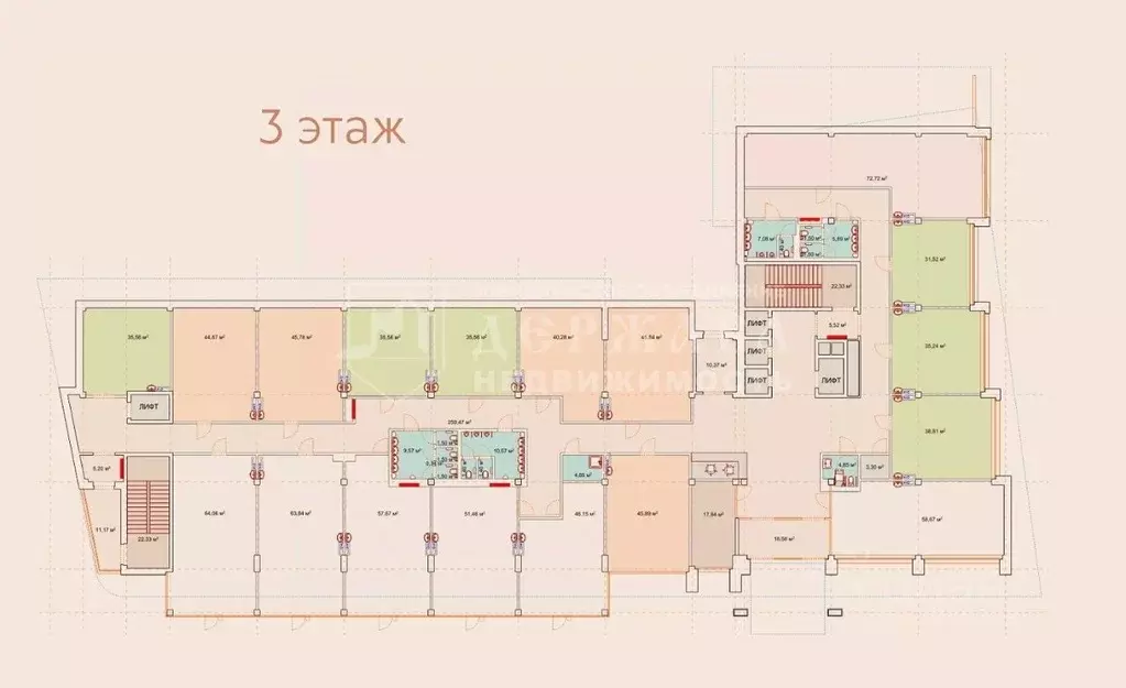 Офис в Кемеровская область, Кемерово ул. Мичурина, 118 (100 м) - Фото 2