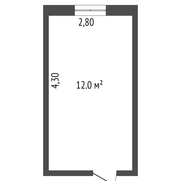 1к в -комнатной квартире (12 м) - Фото 1