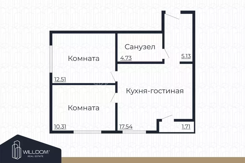 2-комнатная квартира: Екатеринбург, улица Свердлова, 32Б (50 м) - Фото 1