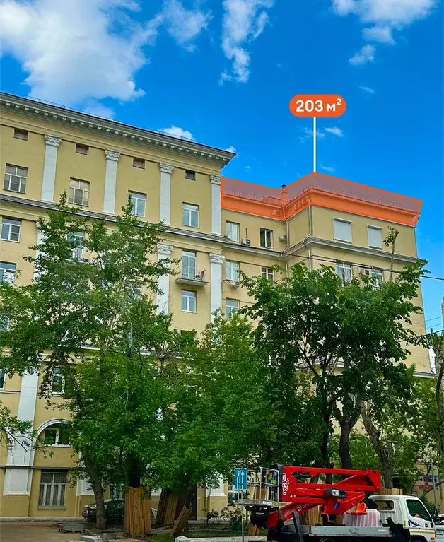 Своб. планировка, 203,5 м, 7/7 эт. - Фото 1
