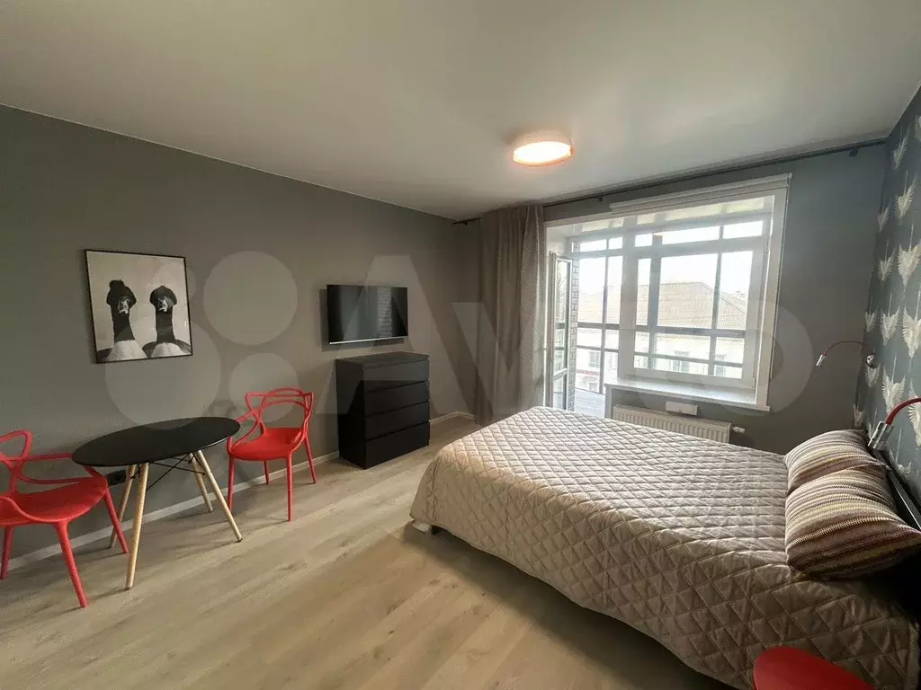 Квартира-студия, 25,5 м, 2/8 эт. - Фото 1